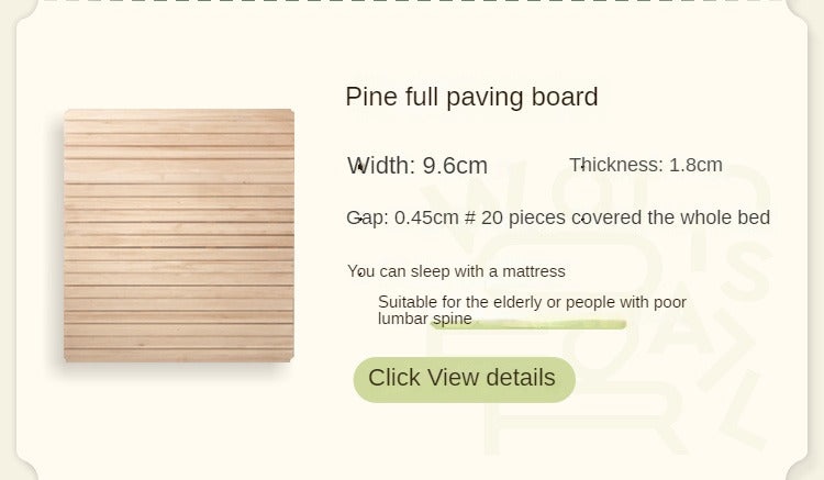 Oak Solid Wood Lamb Fleece Soft Suspension Cream Bed