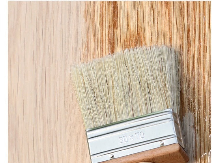 Oak Solid Wood Desk and Bookshelf Integrated Office Desk