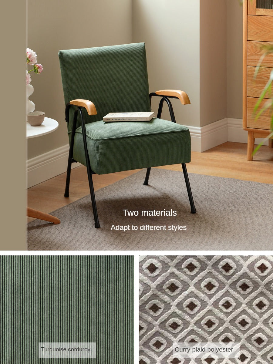 Fabric Sofa Chair Retro Leisure Chair