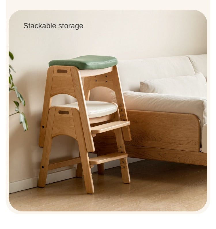 Beech Solid Wood Children's Lift Study Chair.