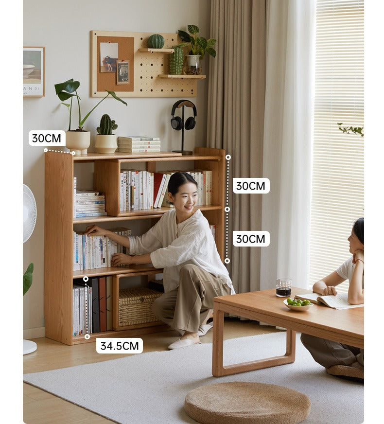 Oak Solid Wood Bookshelf