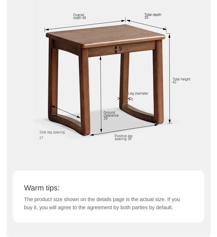 Ash Solid Wood Tea Table Tea Tray Integrated
