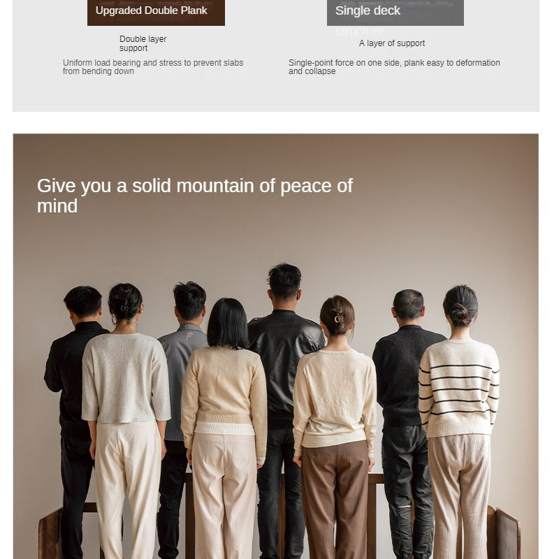 Black Walnut, Ash, Solid Sandalwood Wood Leather Top Layer Yellow Cowhide Sofa.