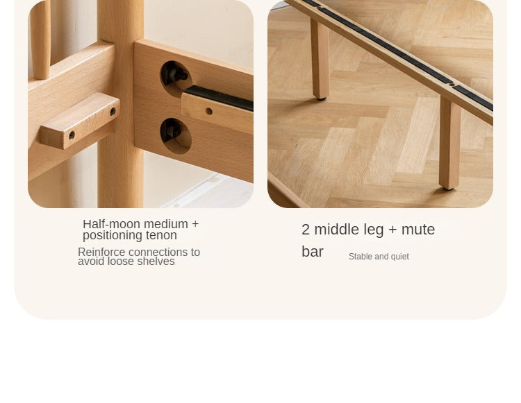 Beech Solid Wood Children's Bed<