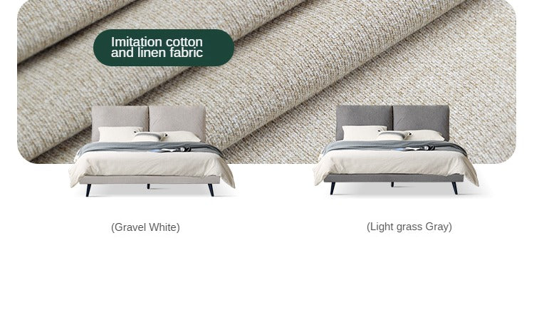 Technological Fabric Bed,Genuine Leather Bed