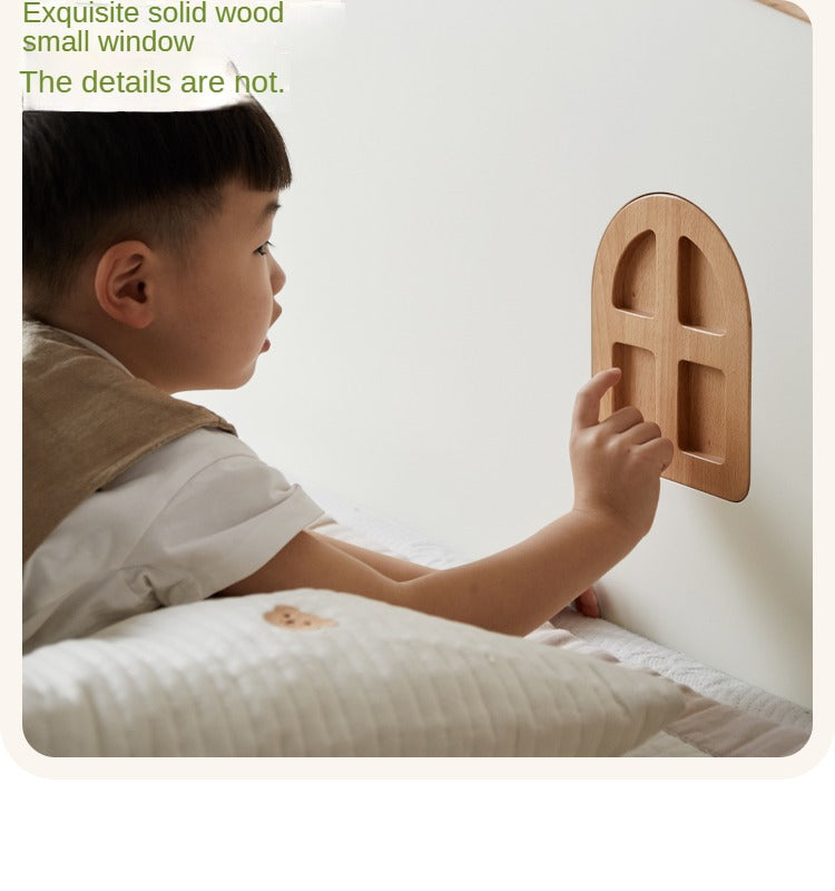 Beech Solid Wood Children's Single Bed.