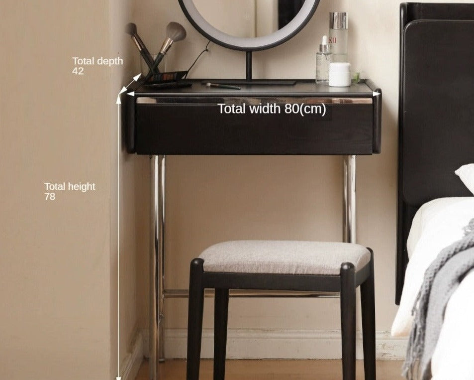 Oak Solid Wood Telescopic Dressing Table.
