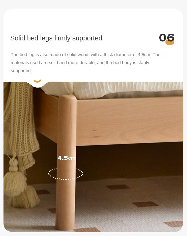 European Beech Solid Wood Windsor Bed