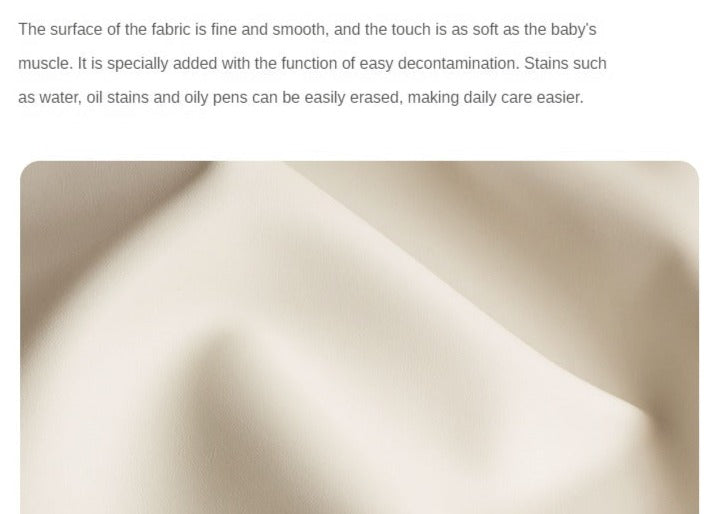 Organic Leather Art Bed Cream Cloud Soft