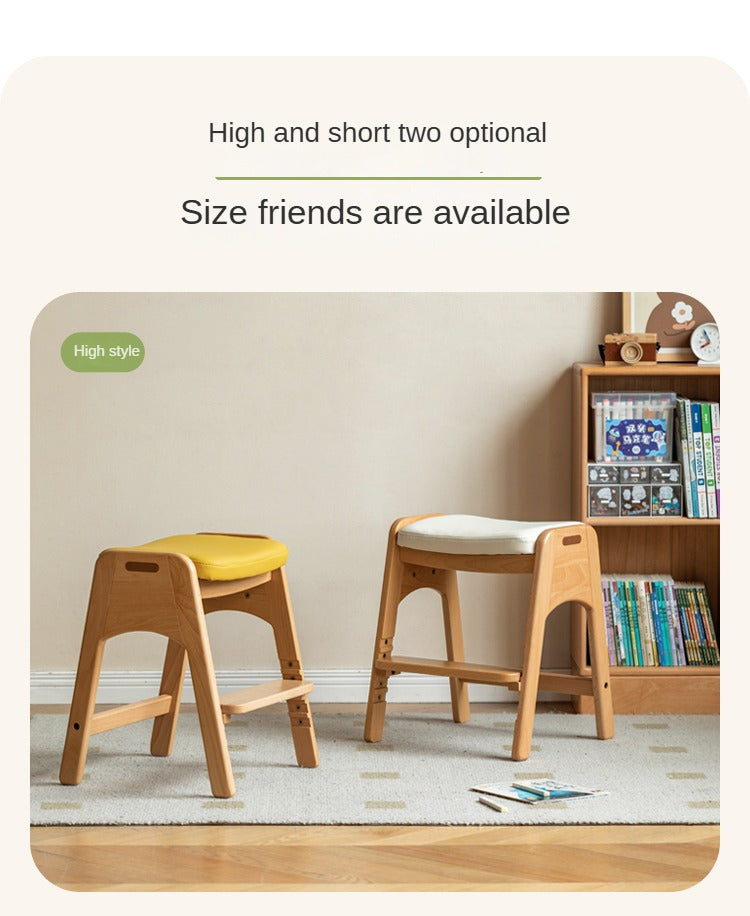 Beech Solid Wood Children's Lift Study Chair.