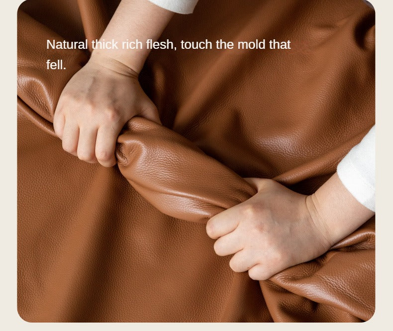 Leather Sofa, Head Layer, Cowhide Electric Sofa.