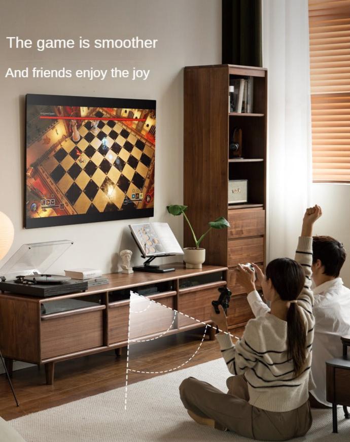 Cherry Solid Wood TV Cabinet.