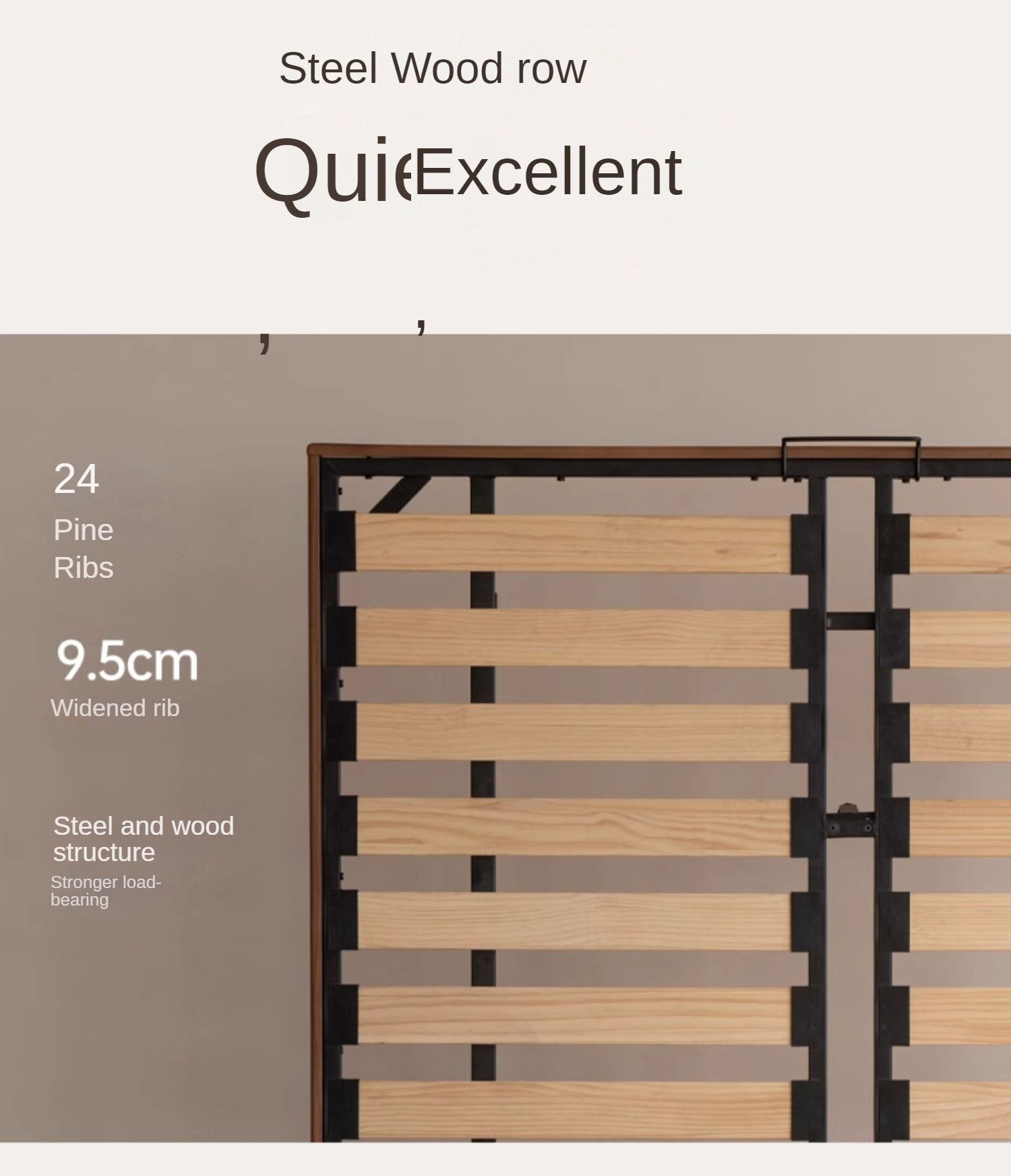 Black walnut, Oak solid wood suspended bed