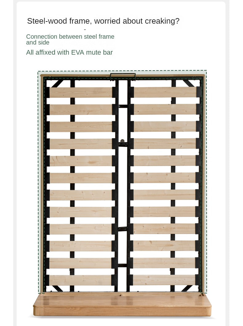 Rubber wood, Oak Solid Wood Suspended Bed