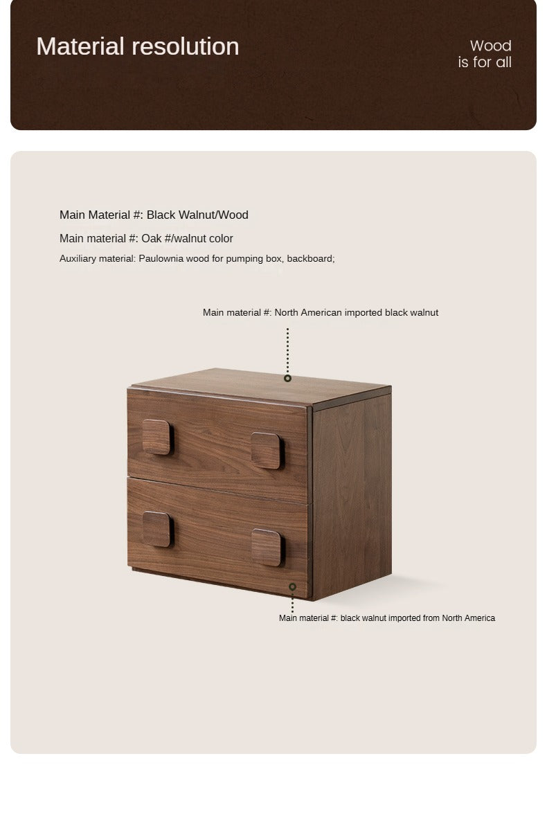 Black Walnut, Oak Solid Wood TV Cabinet Module Combination.