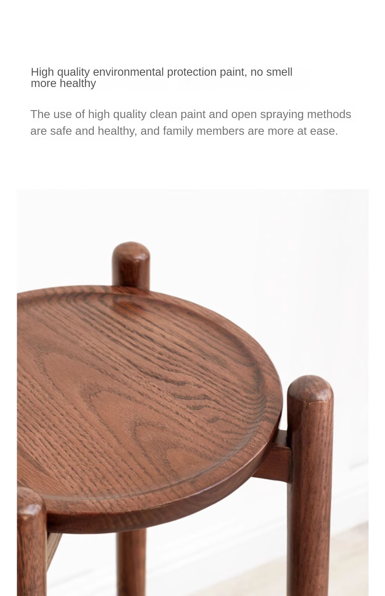 Oak solid wood Floor-Standing Plant Stand