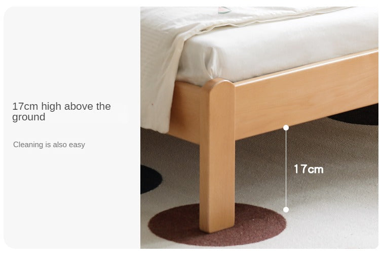 Beech, Poplar, Little House Kids Bed with 15min Delay Turning Off the Lights<