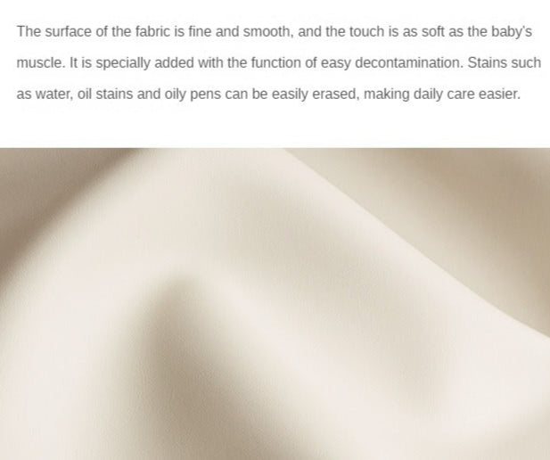 Organic Leather Art Bed Cream Style Modern