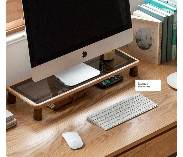 Rubberwood, Oak Solid Wood Table Shelves