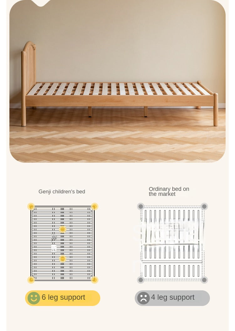 Beech Solid Wood Children's Bed<