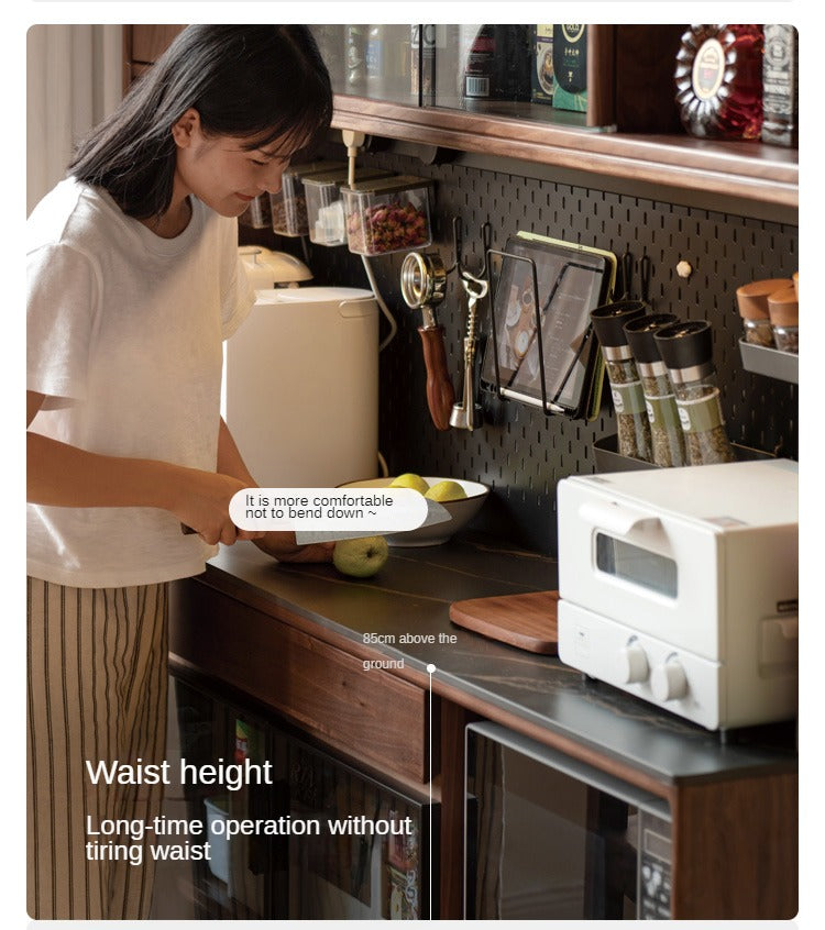 Black Walnut, South American Walnut Solid Wood Sideboard, Buffet Cabinet
