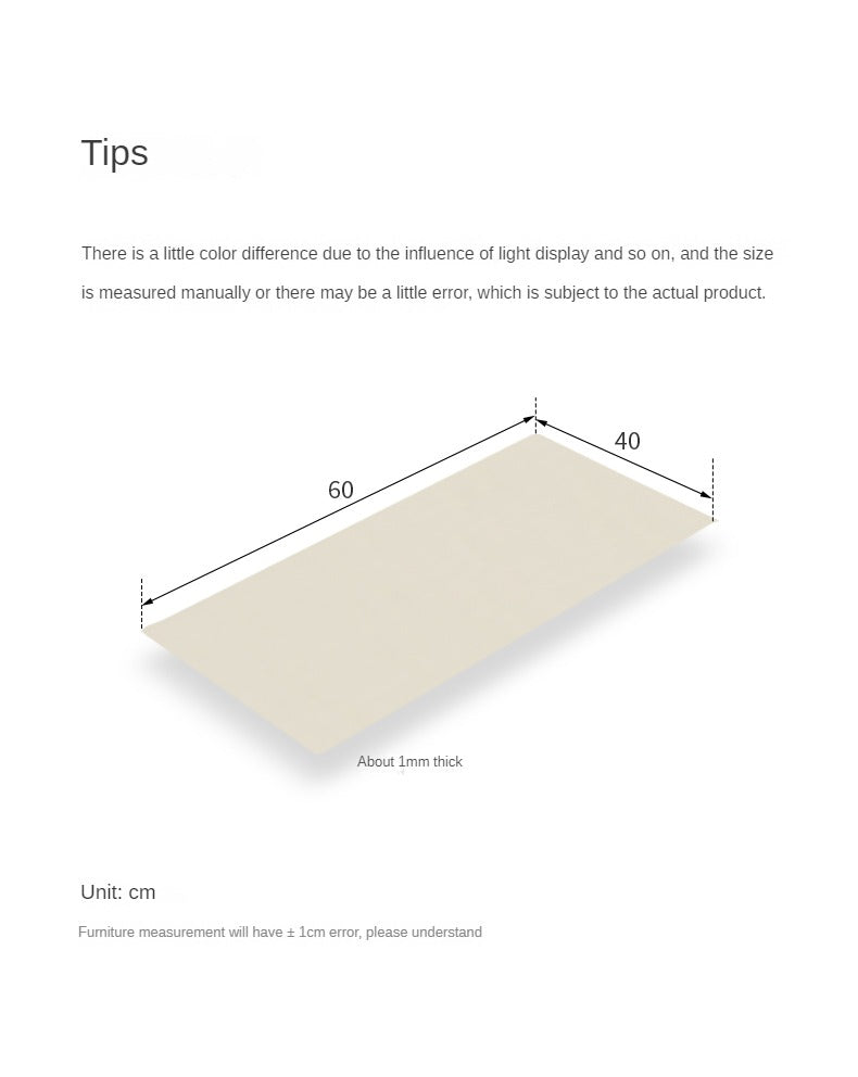 Leather table mat modern waterproof
