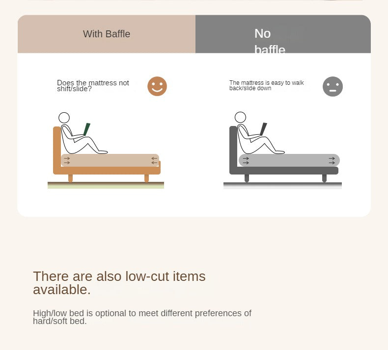 Rubber Wood,Poplar Solid Wood Box Bed, Cream Storage Bed