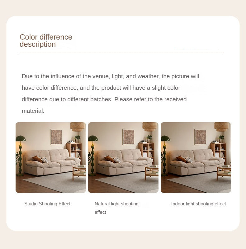 Fabric Sofa Cat Claw Cloth Electric Sofa.