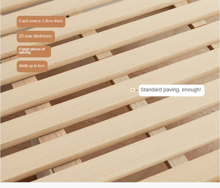 Imitation Cotton and Linen Fabric Bed