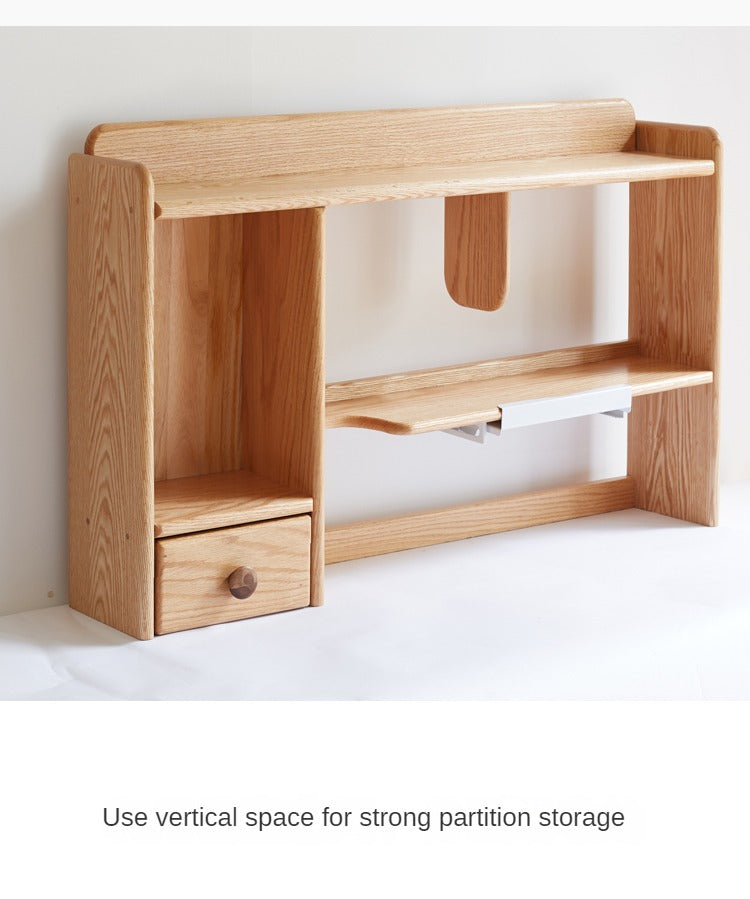 Oak, Beech Solid Wood Shelf Bookshelf