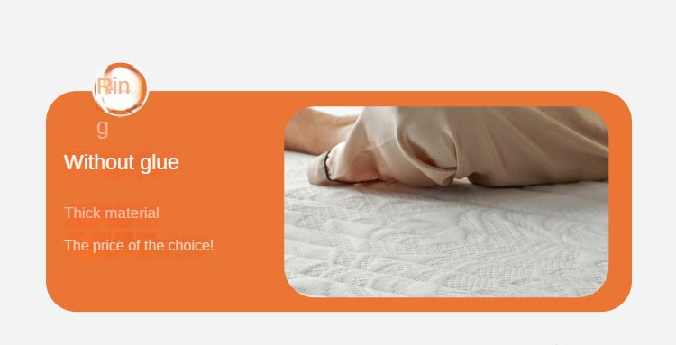 Zero-Glue Natural Coconut Fiber Eco-Friendly Double Mattress, Thin and Firm with Spinal Support 12cm, 8cm, 6cm