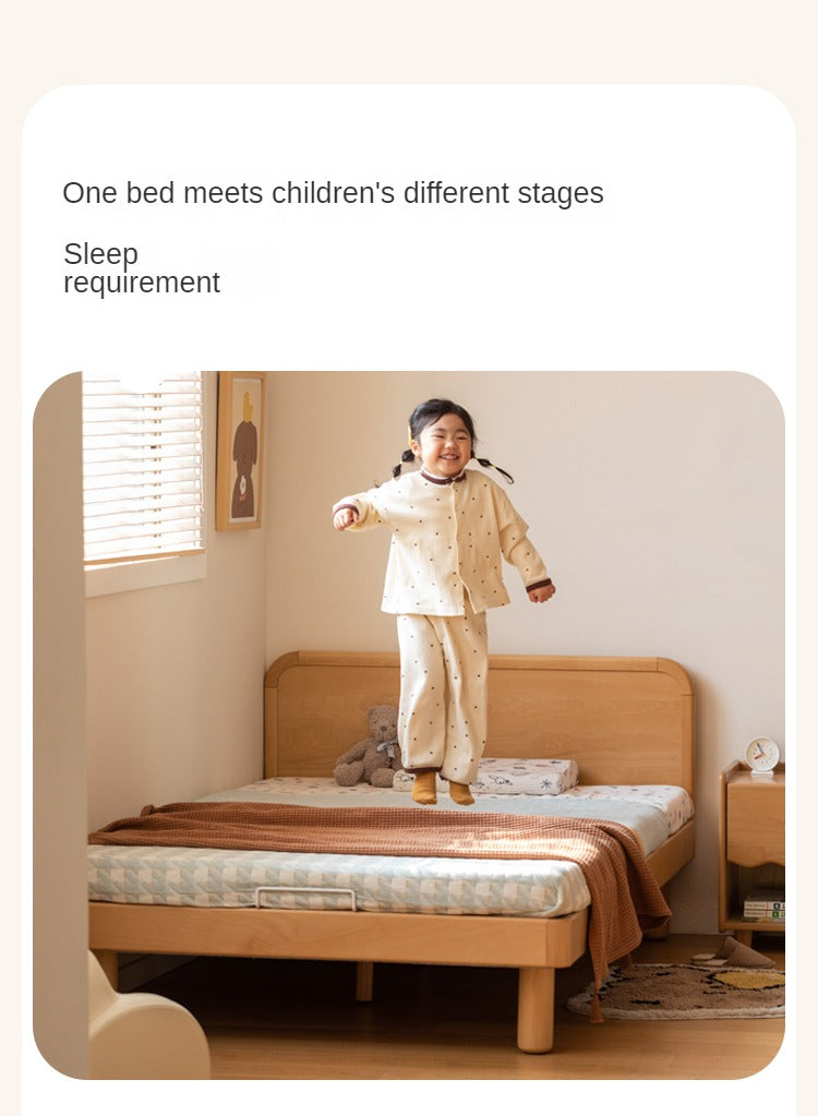 Beech Solid Wood Children's, Montessori Floor Bed<