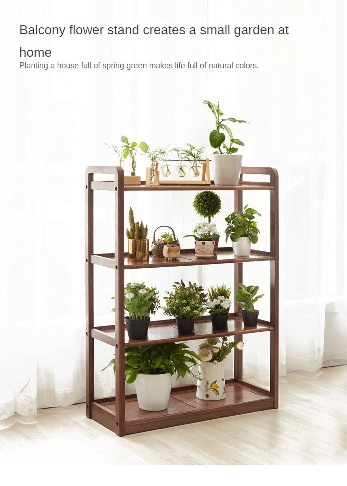 Oak Solid Wood Floor-To-Ceiling Racks Modern