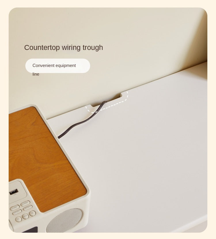 Rubber Solid wood French Cream Style TV Cabinet.