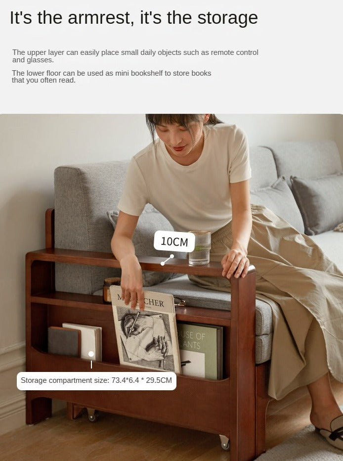 Oak, Beech Folding Multi-functional Storage Sofa Bed
