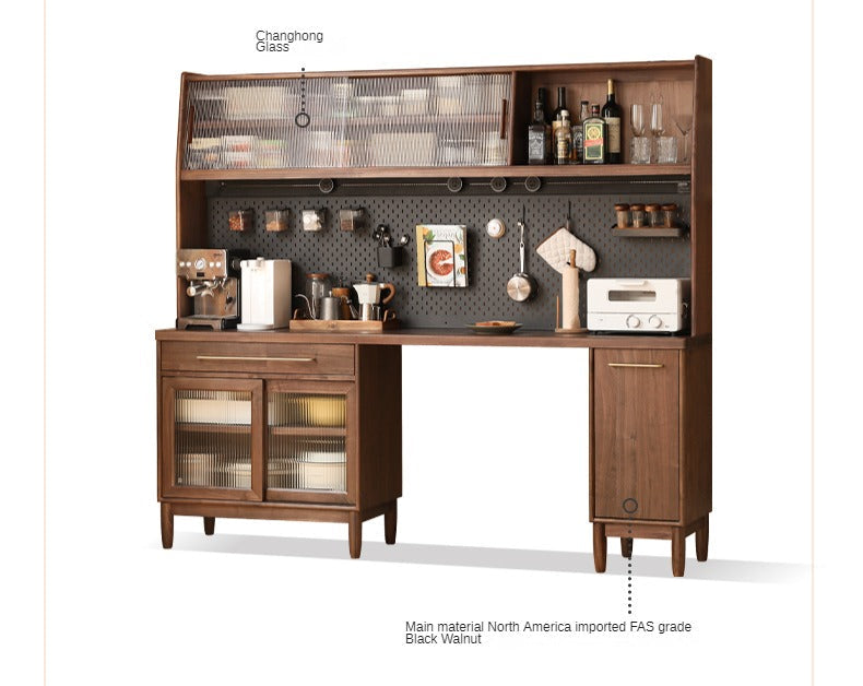 Black Walnut Multi-function Storage Sideboard