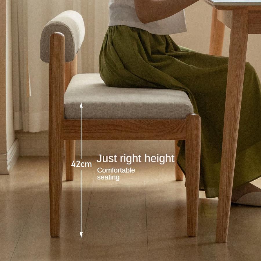 Black Walnut, Oak Solid Wood Soft Bench