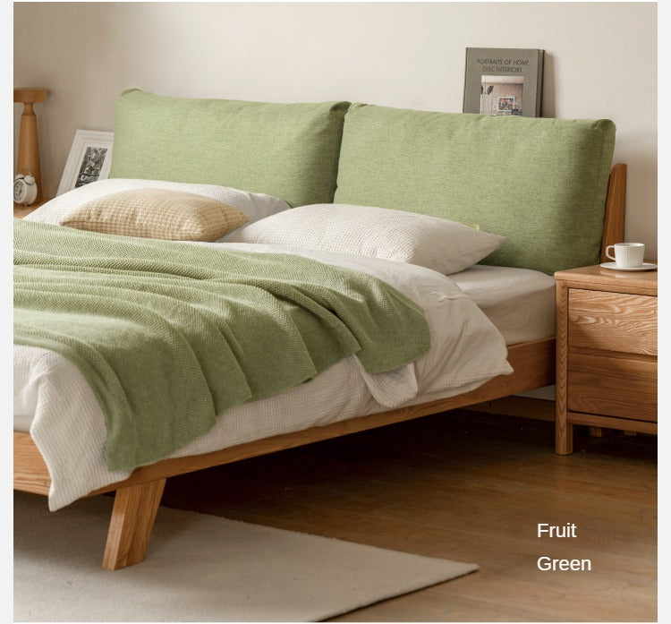 Oak Solid Wood Soft Bed