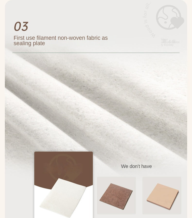 Oak Solid Wood Cream Style Cat Scratching Cloth Sofa,