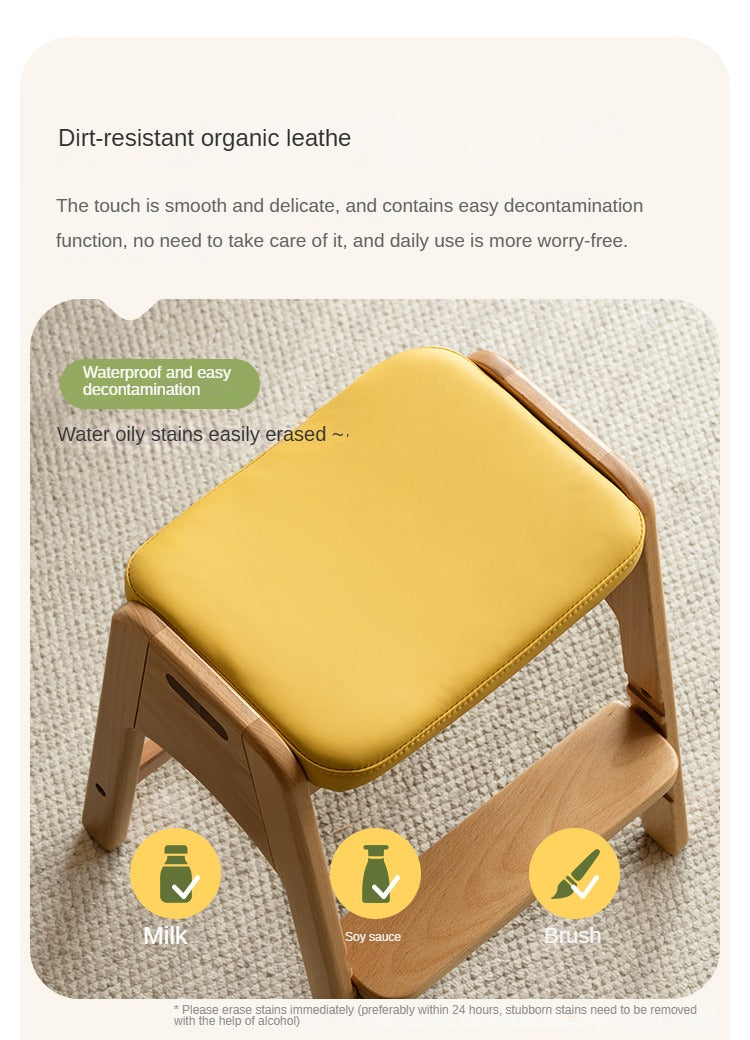 Beech Solid Wood Children's Lift Study Chair.