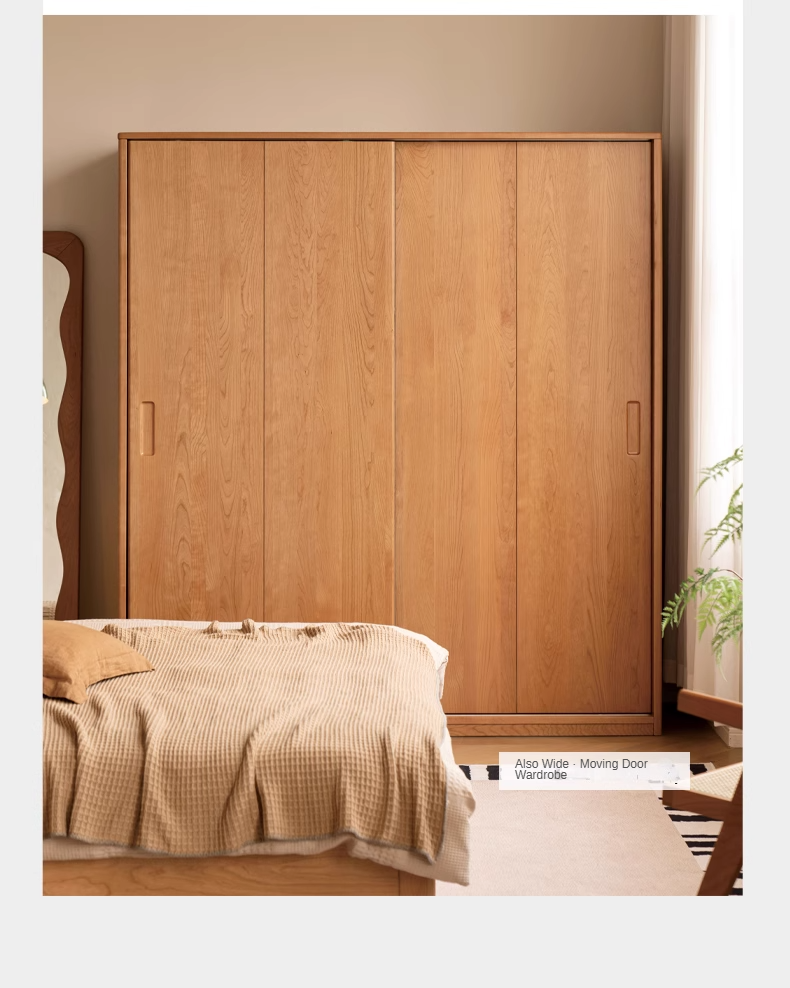 Cherry, Poplar Solid Wood Medieval Style Corner Cabinet.