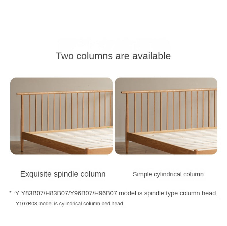 Oak, Beech Solid Wood Windsor Bed