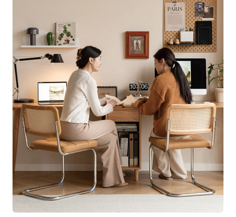 Oak, Solid Rubberwood Double Office Desk