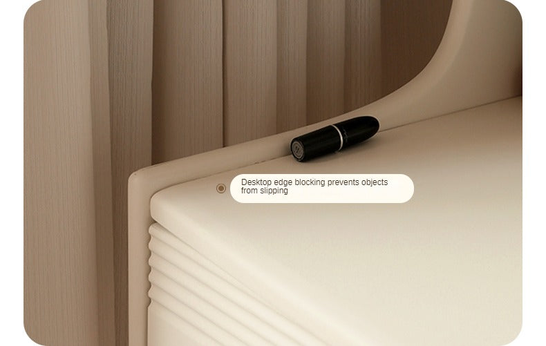 Poplar Solid Wood Dressing Table,computer desk Cream Style