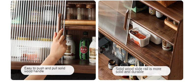 Black Walnut , South American Walnut, Catalpa Solid Wood Sideboard, Buffet Cabinet