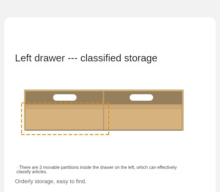 Black Walnut, Oak Solid Wood TV Cabinet LED Light Floor Cabinet.