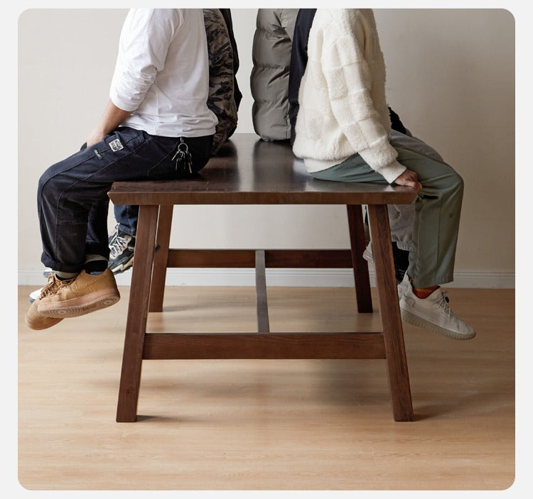 Ash Solid Wood Large Edge Table Dining