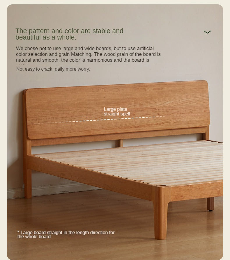 Cherry solid wood bed - SPECIAL PRICE