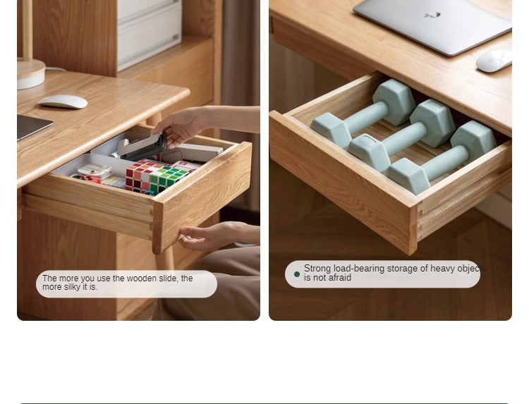 Oak Solid Wood Office Desk