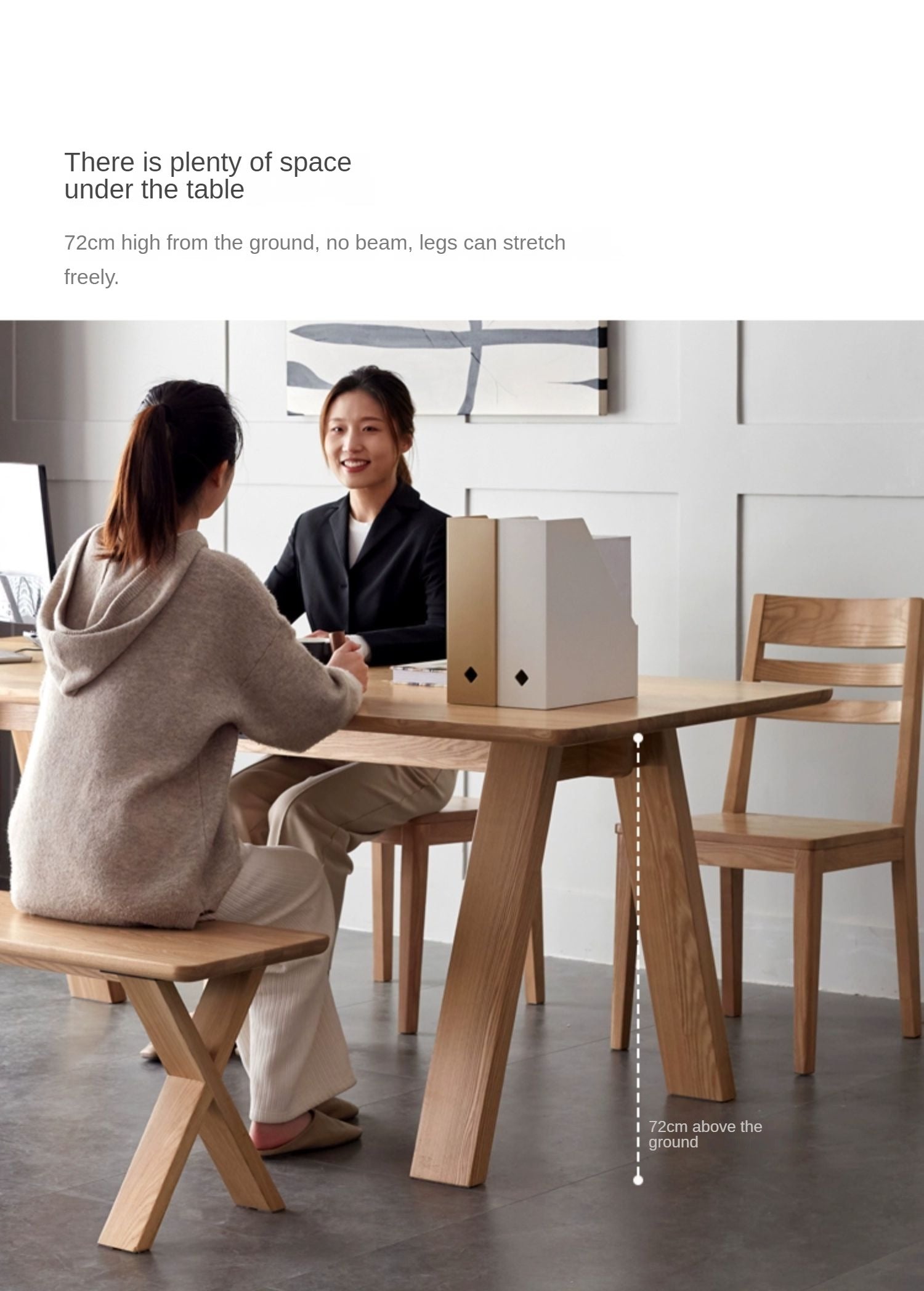 Ash Solid wood new style desk "